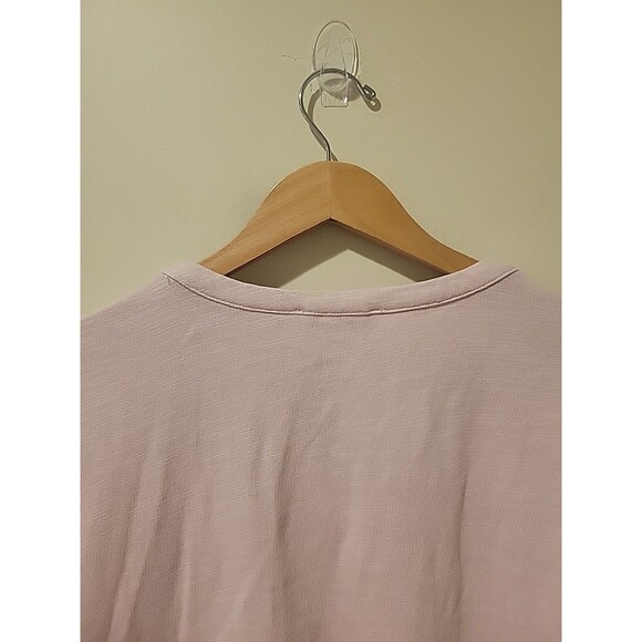 NWT J. Jill Shirt Pure Jill Tea Dyed Organic Cotton Tunic Size XL Petite Pink - Picture 6 of 9